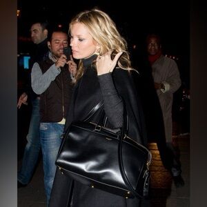 Saint Laurent Black Leather Women's Bag